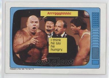 1985 Topps WWF - [Base] #65 - George "The Animal" Steele, Gene Okerlund