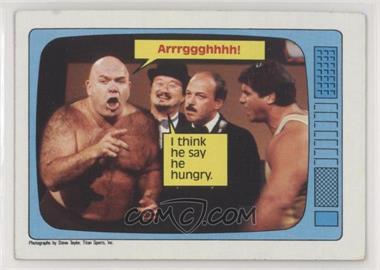 1985 Topps WWF - [Base] #65 - George "The Animal" Steele, Gene Okerlund