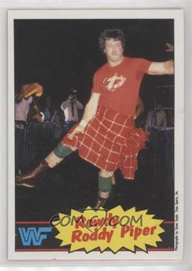 1985 Topps WWF - [Base] #7 - Roddy Piper