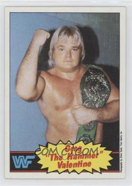 1985 Topps WWF - [Base] #9 - Greg "The Hammer" Valentine