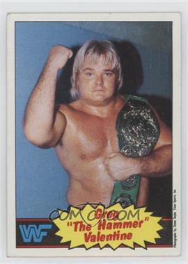 1985 Topps WWF - [Base] #9 - Greg "The Hammer" Valentine