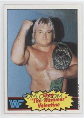 1985 Topps WWF - [Base] #9 - Greg "The Hammer" Valentine