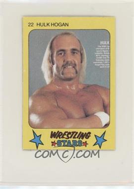 1986 Monty Gum Super Wrestling Stars - [Base] #22 - Hulk Hogan