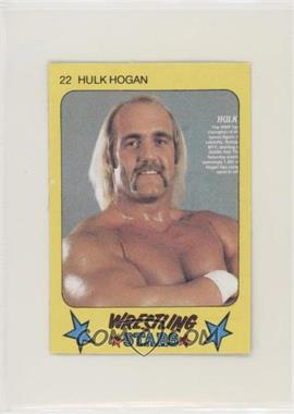 1986 Monty Gum Super Wrestling Stars - [Base] #22 - Hulk Hogan