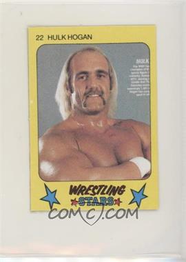 1986 Monty Gum Super Wrestling Stars - [Base] #22 - Hulk Hogan