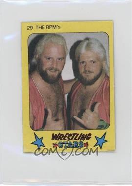 1986 Monty Gum Super Wrestling Stars - [Base] #29 - The RPM's [EX to NM]