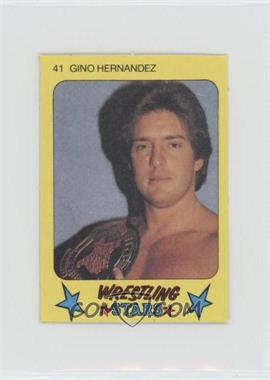 1986 Monty Gum Super Wrestling Stars - [Base] #41 - Gino Hernandez