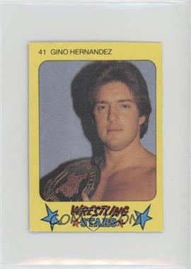 1986 Monty Gum Super Wrestling Stars - [Base] #41 - Gino Hernandez