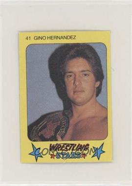 1986 Monty Gum Super Wrestling Stars - [Base] #41 - Gino Hernandez
