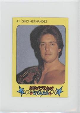 1986 Monty Gum Super Wrestling Stars - [Base] #41 - Gino Hernandez