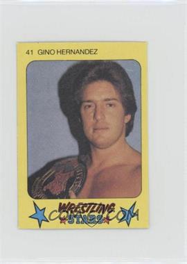 1986 Monty Gum Super Wrestling Stars - [Base] #41 - Gino Hernandez