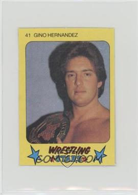 1986 Monty Gum Super Wrestling Stars - [Base] #41 - Gino Hernandez