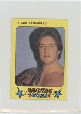 1986 Monty Gum Super Wrestling Stars - [Base] #41 - Gino Hernandez