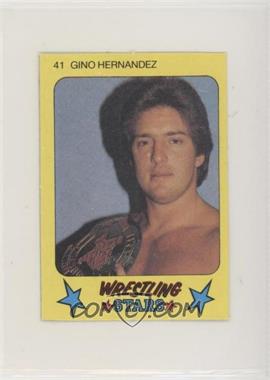 1986 Monty Gum Super Wrestling Stars - [Base] #41 - Gino Hernandez