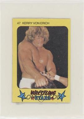 1986 Monty Gum Super Wrestling Stars - [Base] #47 - Kerry Von Erich