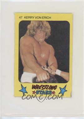 1986 Monty Gum Super Wrestling Stars - [Base] #47 - Kerry Von Erich