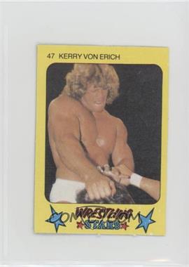 1986 Monty Gum Super Wrestling Stars - [Base] #47 - Kerry Von Erich