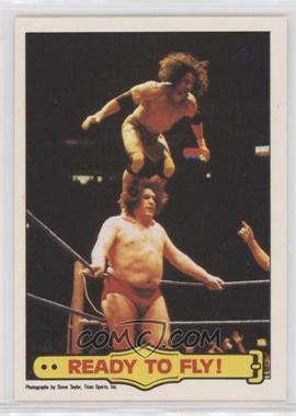 1986 Scanlens/Topps WWF - [Base] #53 - Ready to Fly!