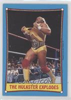 The Hulkster explodes (Hulk Hogan) [EX to NM]