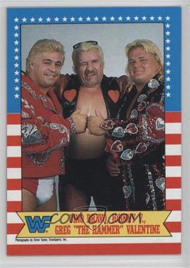 1987 Topps WWF - [Base] #12 - Dino Bravo, Johnny V, Greg "The Hammer" Valentine