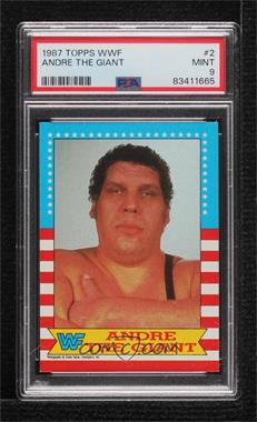 1987 Topps WWF - [Base] #2 - Andre the Giant [PSA 9 MINT]