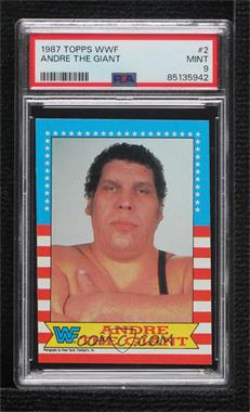 1987 Topps WWF - [Base] #2 - Andre the Giant [PSA 9 MINT]