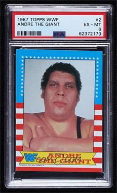 1987 Topps WWF - [Base] #2 - Andre the Giant [PSA 6 EX‑MT]