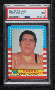 1987 Topps WWF - [Base] #2 - Andre the Giant [PSA 9 MINT]
