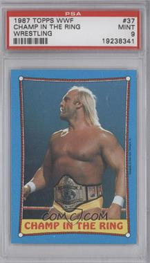 1987 Topps WWF - [Base] #37 - Hulk Hogan [PSA 9 MINT]