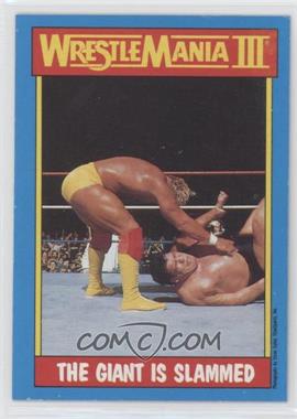 1987 Topps WWF - [Base] #54 - The Giant is Slammed