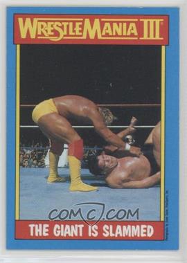 1987 Topps WWF - [Base] #54 - The Giant is Slammed