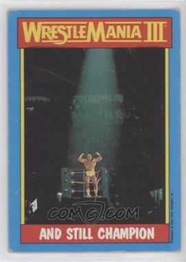 1987 Topps WWF - [Base] #56 - Hulk Hogan [EX to NM]