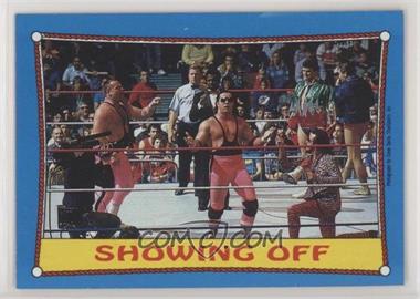 1987 Topps WWF - [Base] #63 - The Hart Foundation