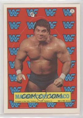 1987 Topps WWF - Stickers #13 - Don Muraco