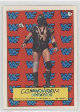 1987 Topps WWF - Stickers #19 - Demolition Smash