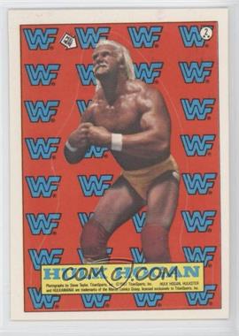 1987 Topps WWF - Stickers #2 - Hulk Hogan
