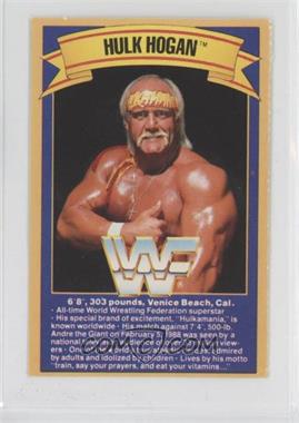 1989 Good Humor Gold Bond Ice Cream - [Base] #_HUHO - Hulk Hogan