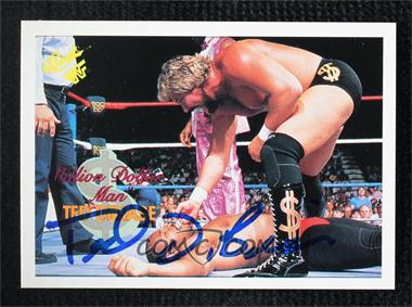 1990 Classic WWF - [Base] #109 - Ted DiBiase [Leaf Authentics COA Sticker]