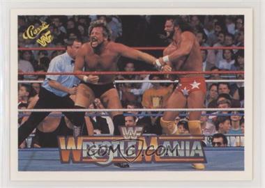 1990 Classic WWF The History of Wrestlemania - [Base] #30 - Wrestlemania IV (Randy Savage, Ted DiBiase)