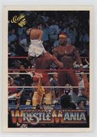 Wrestlemania IV (Randy Savage, Hulk Hogan, Elizabeth) [EX to NM]