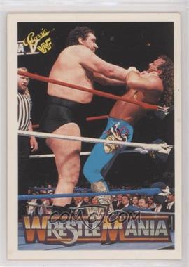 1990 Classic WWF The History of Wrestlemania - [Base] #78 - Wrestlemania V (Andre, Jake)