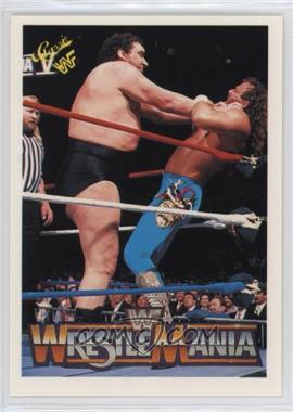 1990 Classic WWF The History of Wrestlemania - [Base] #78 - Wrestlemania V (Andre, Jake)