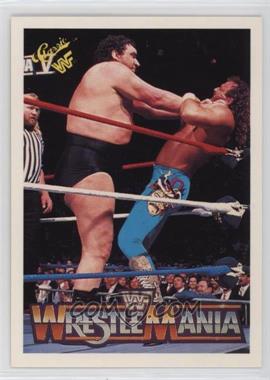 1990 Classic WWF The History of Wrestlemania - [Base] #78 - Wrestlemania V (Andre, Jake)