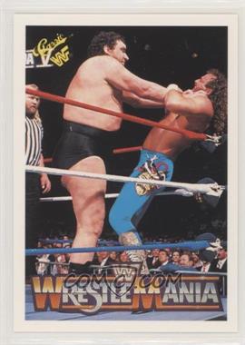 1990 Classic WWF The History of Wrestlemania - [Base] #78 - Wrestlemania V (Andre, Jake)