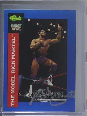 1991 Classic WWF Superstars - [Base] #8 - The Model Rick Martel [Leaf Authentics COA Sticker]