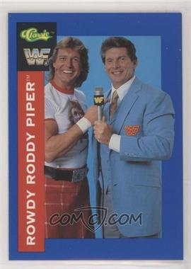 1991 Classic WWF Superstars - [Base] #87 - Rowdy Roddy Piper