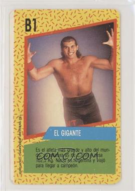 1991 Cromy WCW - [Base] #B1 - El Gigante