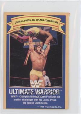 1991 Good Humor Gold Bond Ice Cream - [Base] #_ULWA - Ultimate Warrior [Poor to Fair]