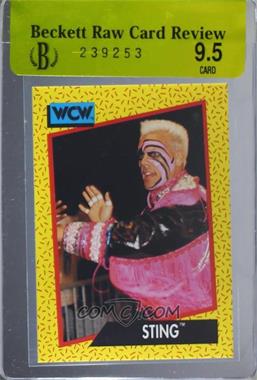 1991 Impel WCW - [Base] #12 - Sting [BRCR 9.5]