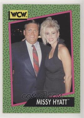 1991 Impel WCW - [Base] #157 - Missy Hyatt (Pictured with Jim Ross)